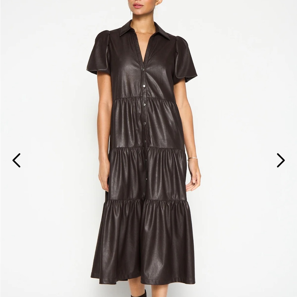 Brochu Walker Havana dress in vegan leather